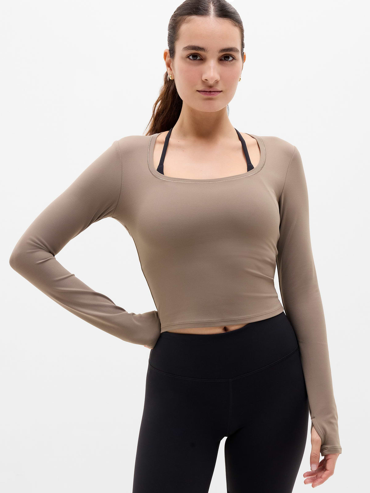 Transcend Open Back Top - Umber