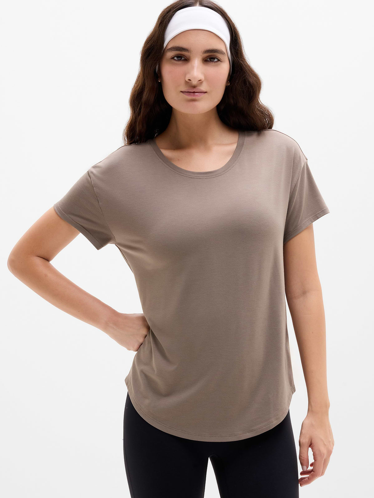Move With Ease Tee - Umber