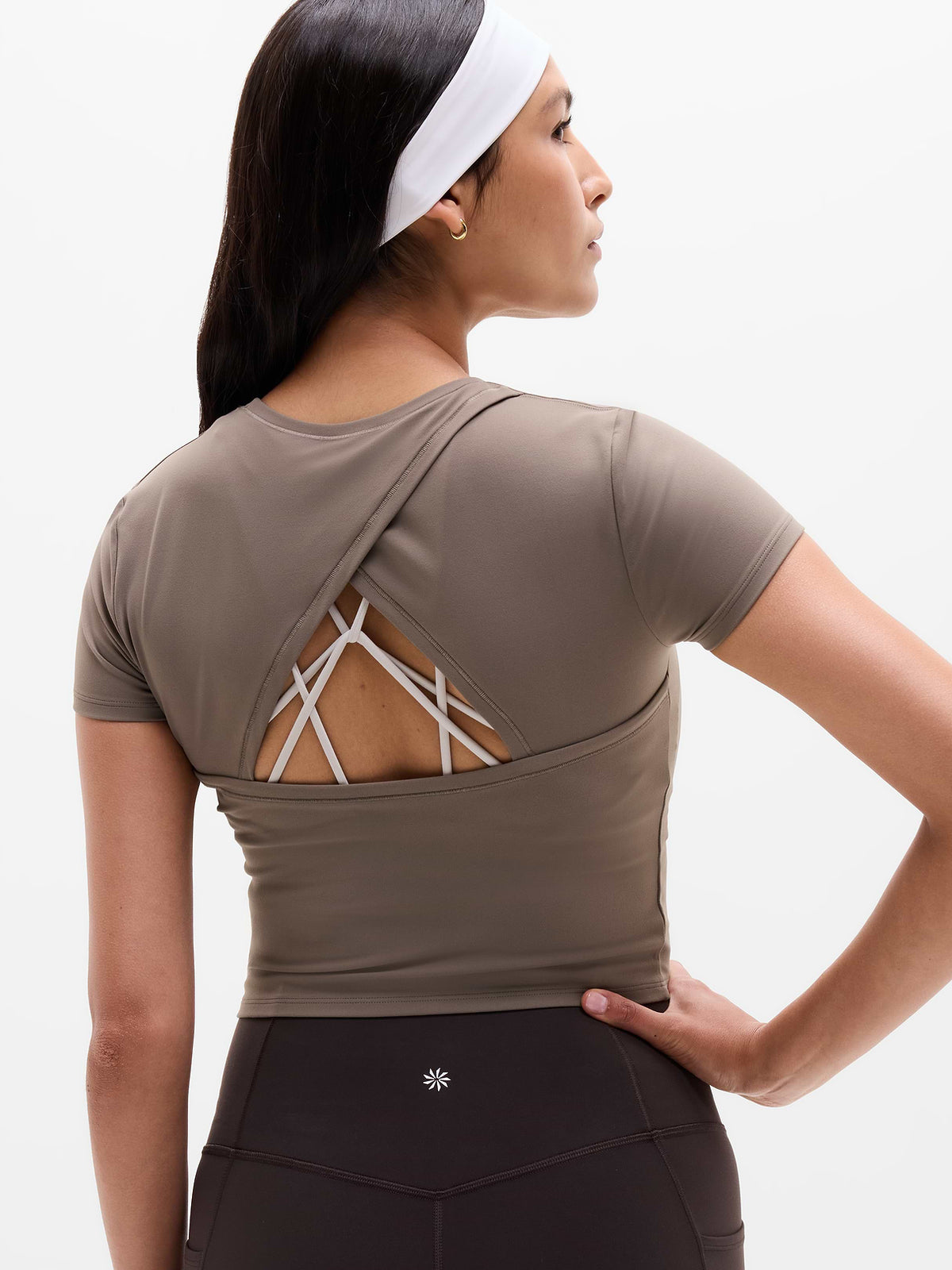 Transcend Open Back Top - Umber