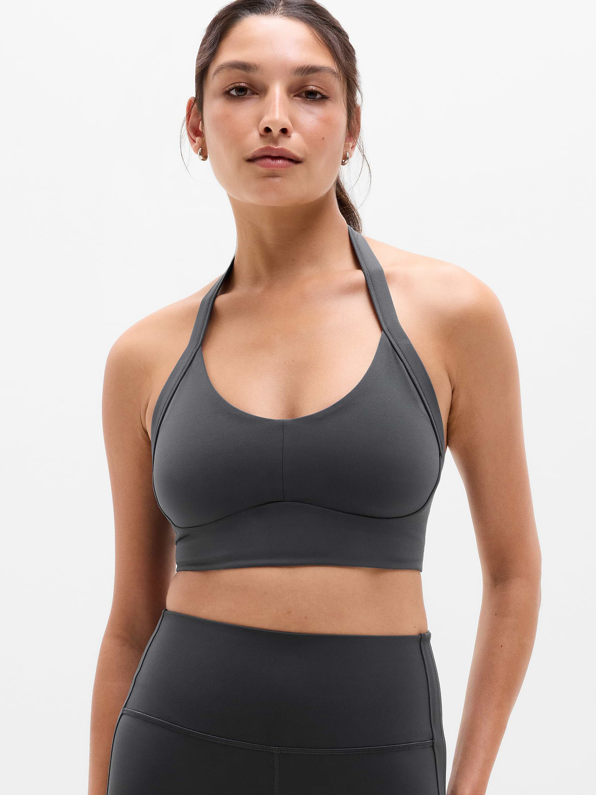 Revitalize Halter Sports Bra A-C - Ash