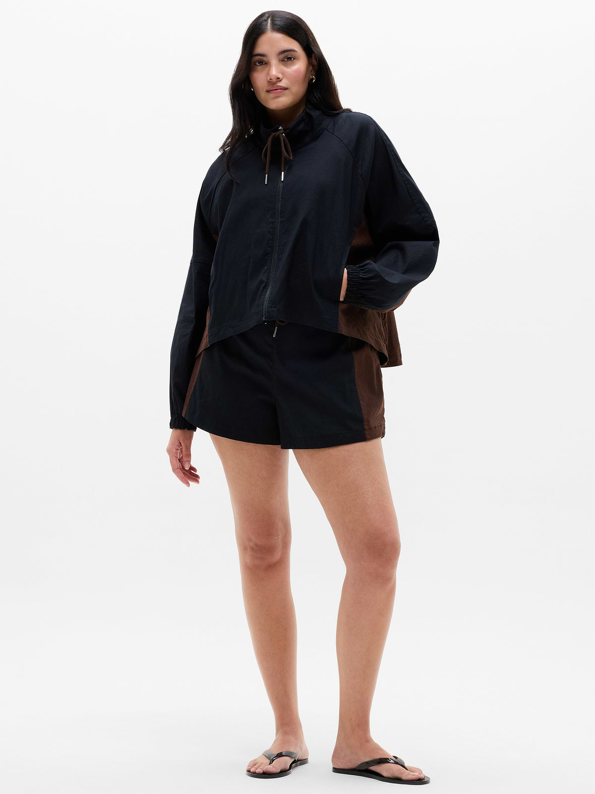 SuperLinen Blend Jacket - Black/Woodland