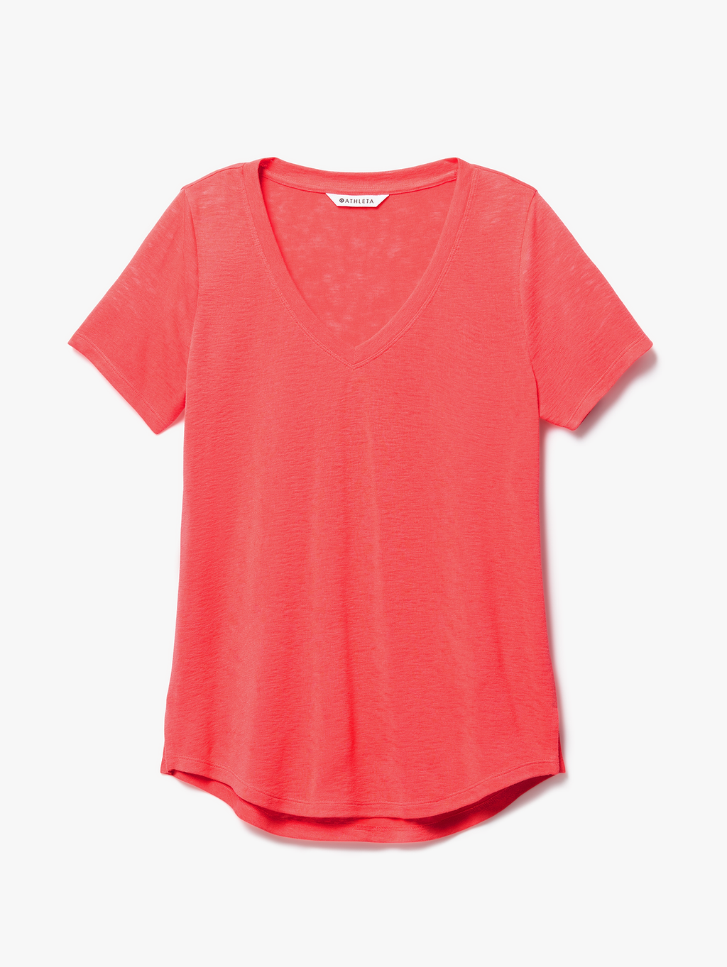 Breezy Scoop V-Neck Tee - Siren