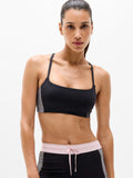 Invigorate Ribbed Sports Bra A-C - Black/Halo Rib