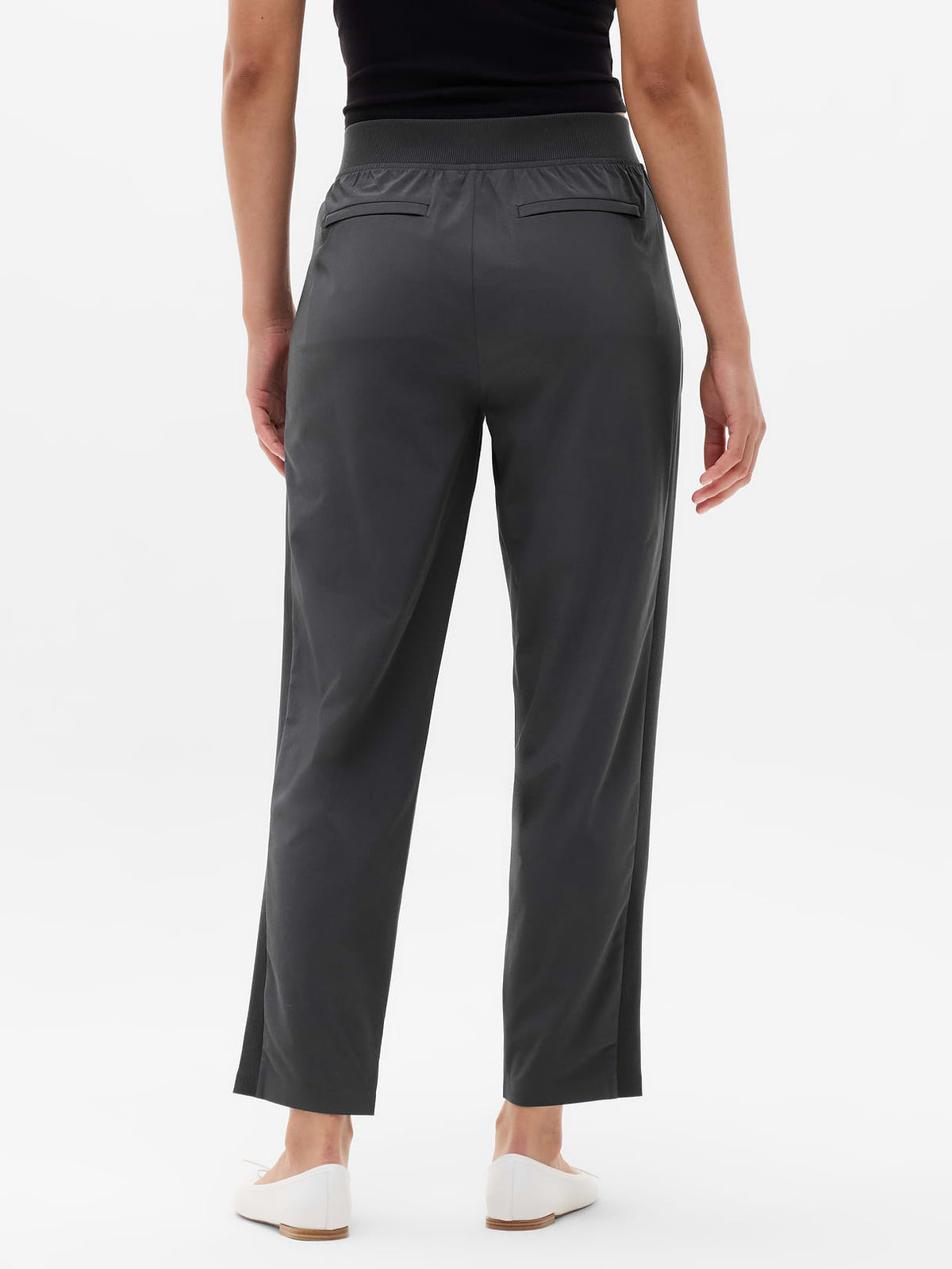 Brooklyn Mid Rise Ankle Pant - Ash