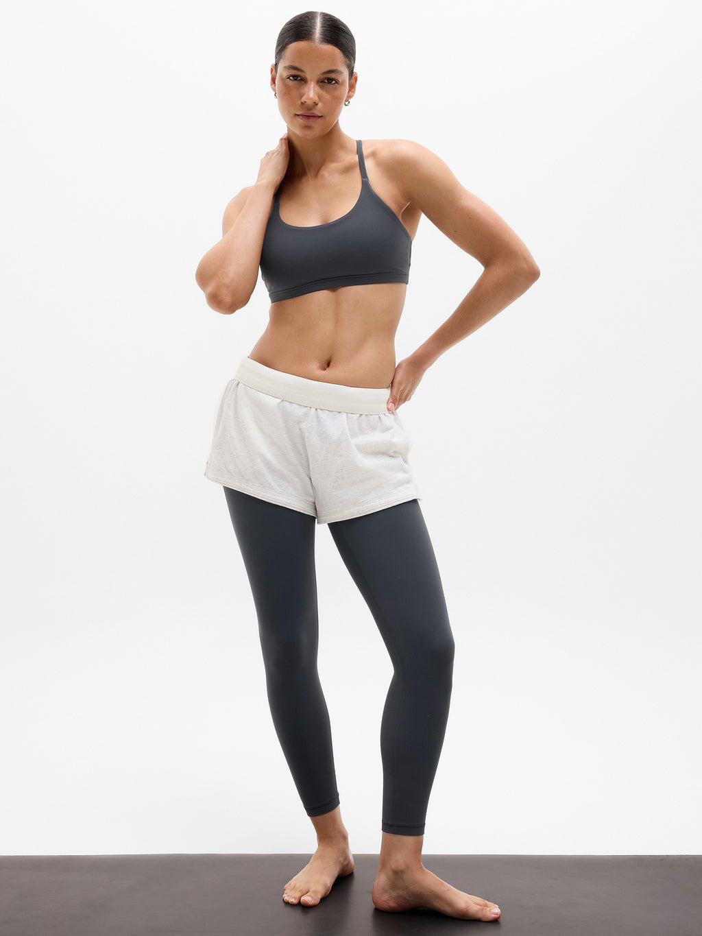 Transcend Scoop Sports Bra A-C - Ash
