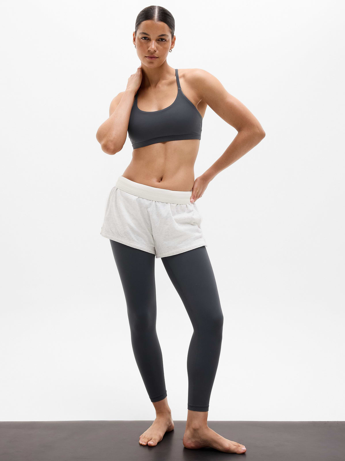 Transcend Scoop Sports Bra A-C - Ash