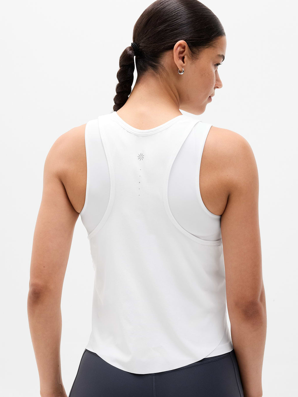Endurance Built-In Bra Tank - Bright White