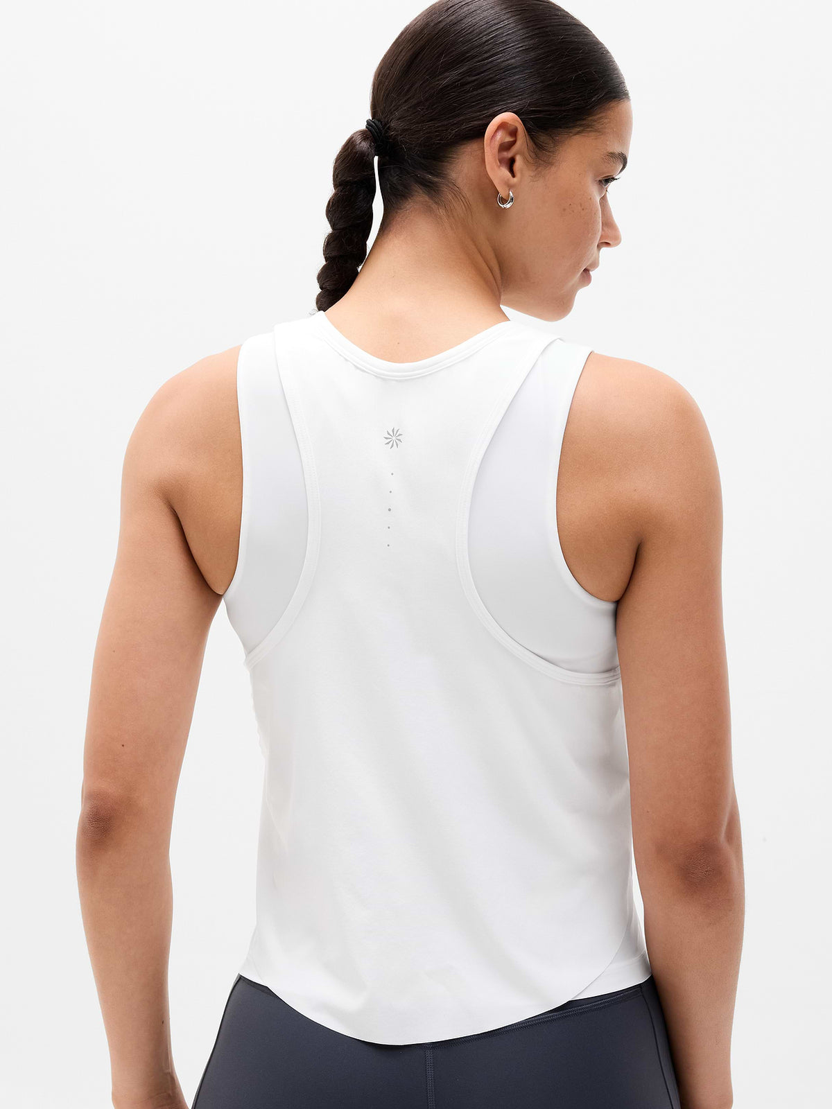 Endurance Built-In Bra Tank - Bright White