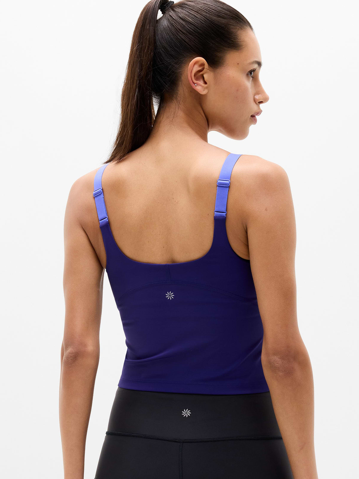 Interval Built-In Bra Tank - Mystic/Morning Glory