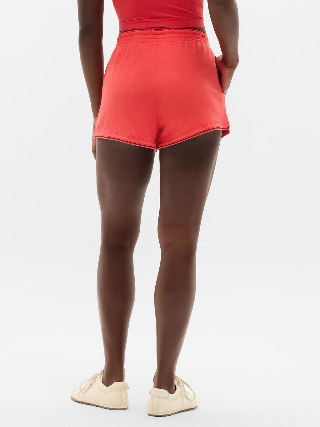 Airy Cotton Terry Shortie - Siren/Woodland