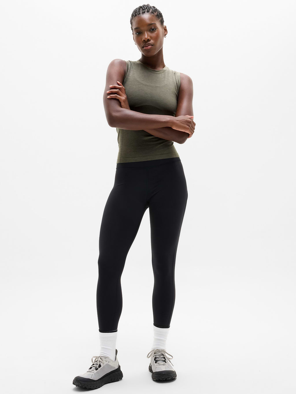 Momentum Flex Muscle Tank - Jungle Heather