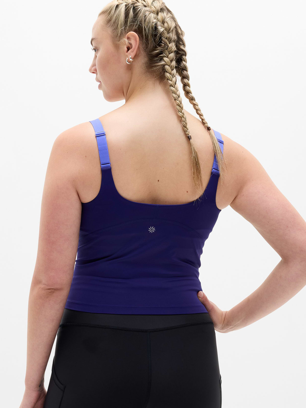 Interval Built-In Bra Tank - Mystic/Morning Glory