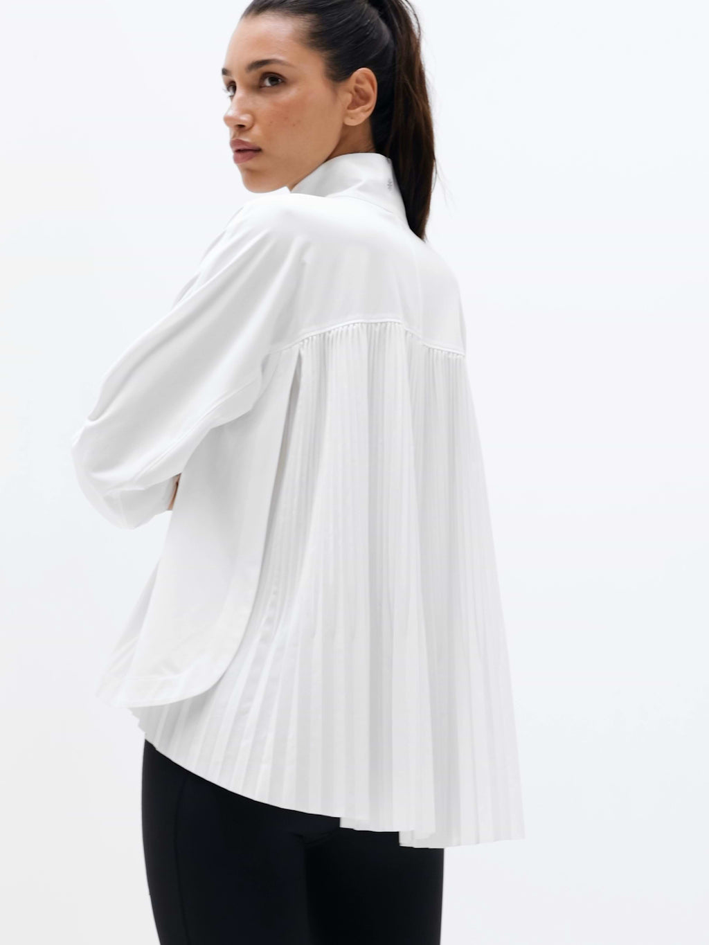 Featherweight Plissé Jacket - Bright White