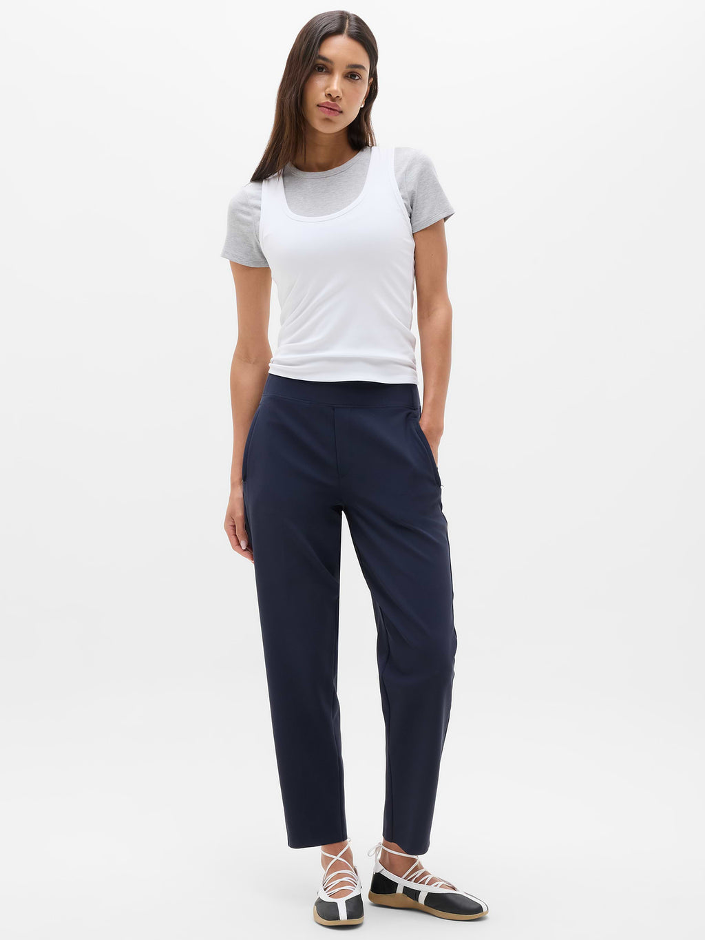 Endless High Rise Pant - Navy