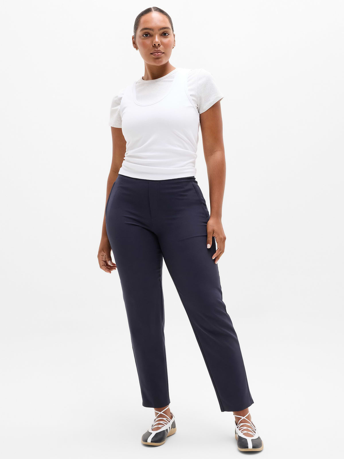 Endless High Rise Pant - Navy