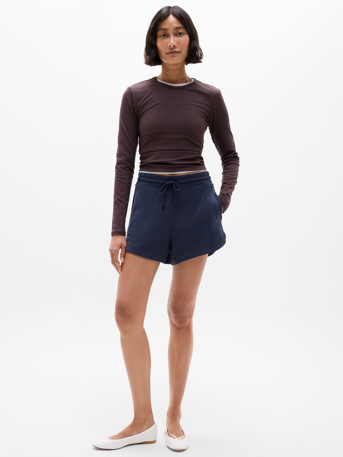 Seasoft Mid Rise 4" Short - Navy