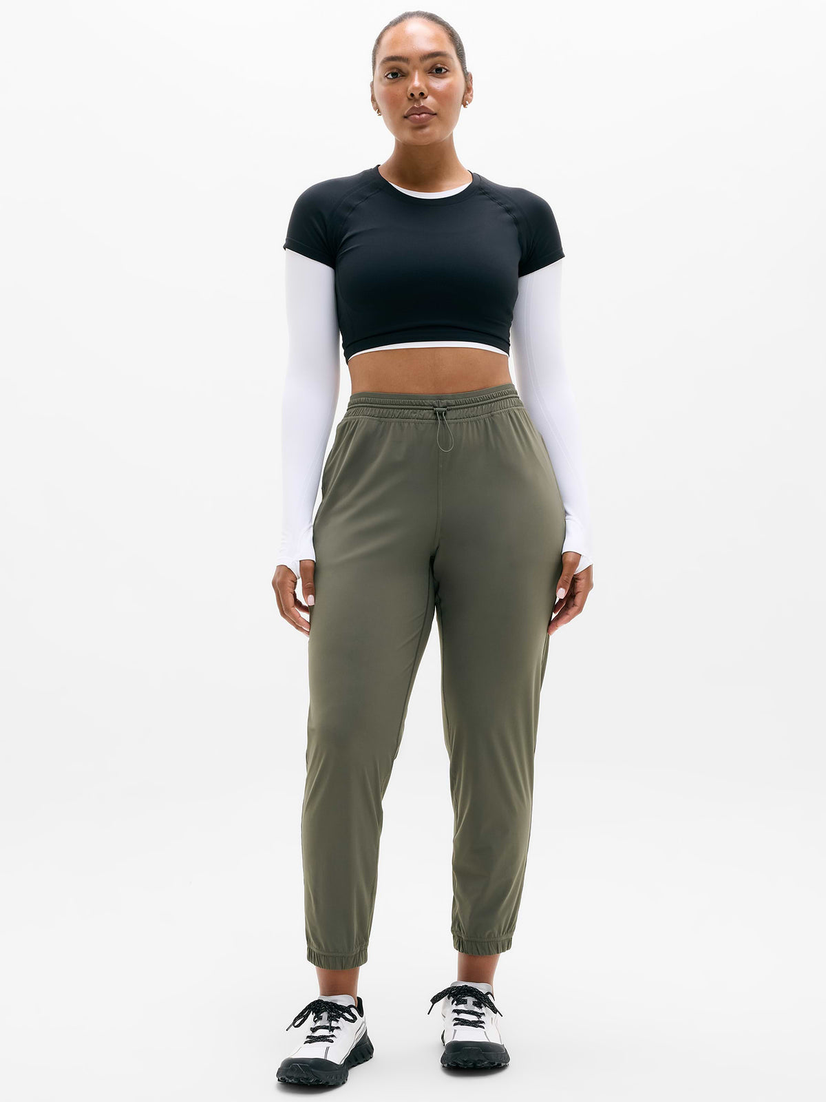 Crosstrain High Rise Jogger - Jungle