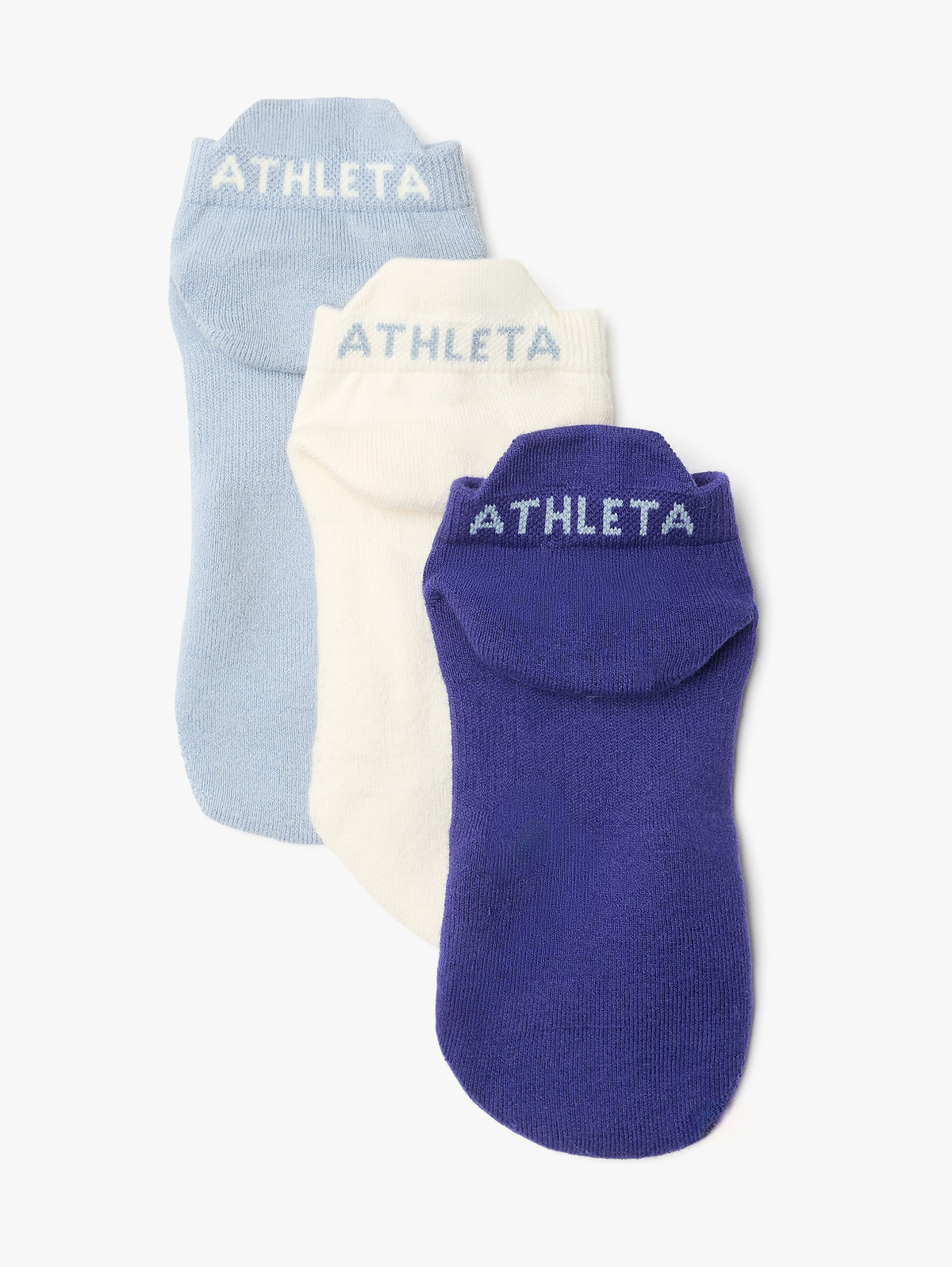Athleta Everyday Ankle Sock 3-Pack - Mystic/Blue Star/Pearl
