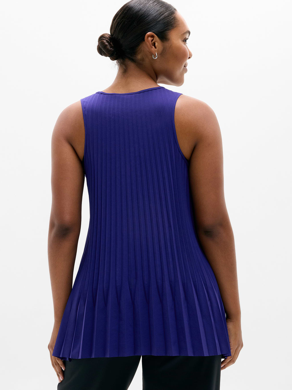 Featherweight Plissé Tank - Mystic