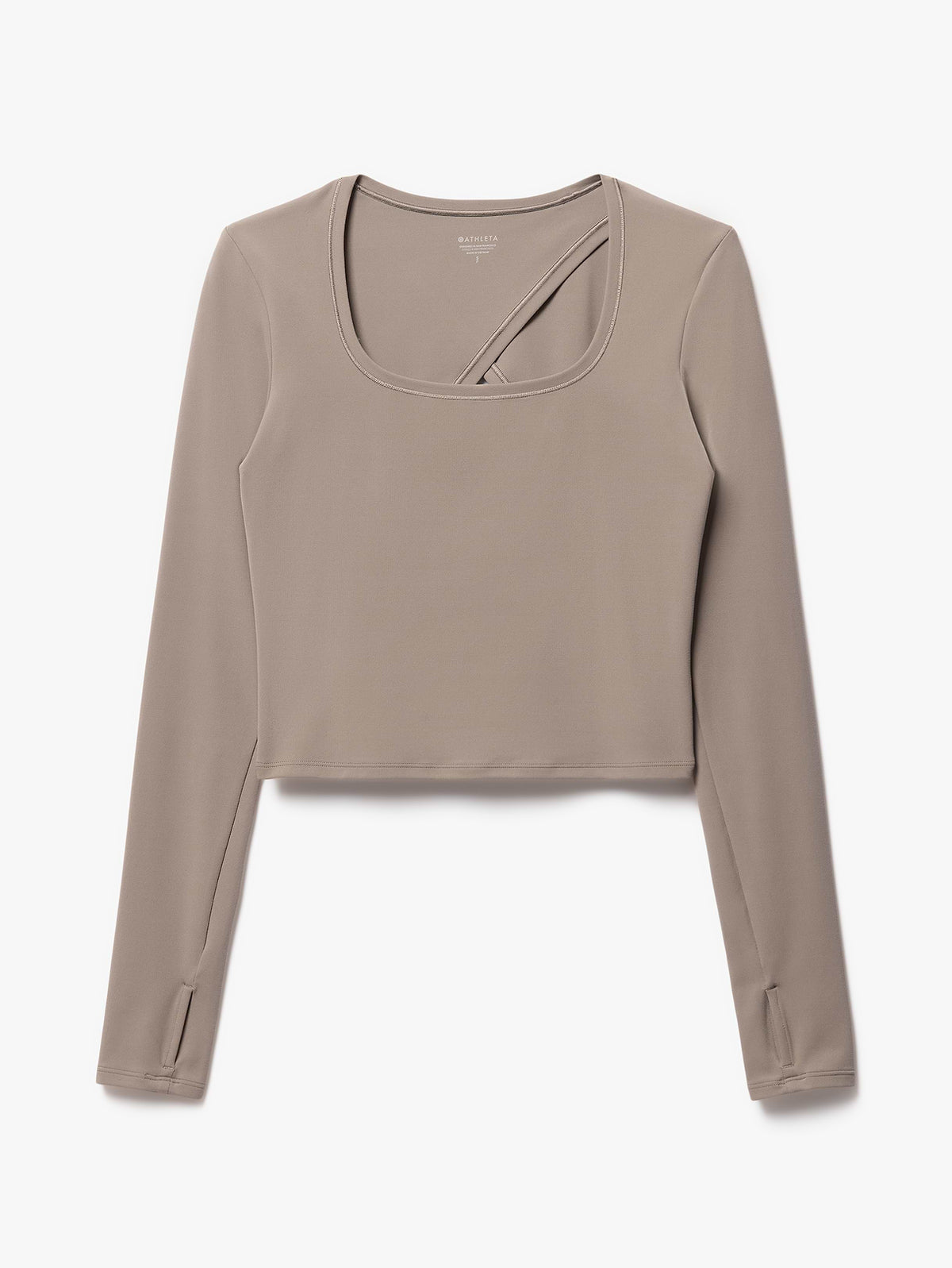 Transcend Open Back Top - Umber