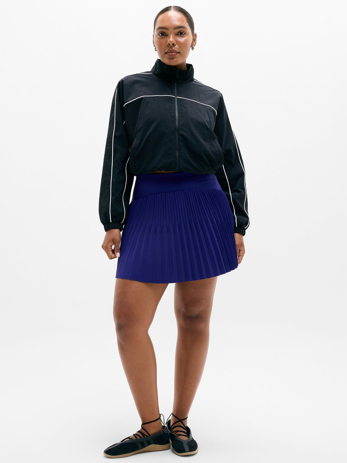 Featherweight Plissé Skort - Mystic