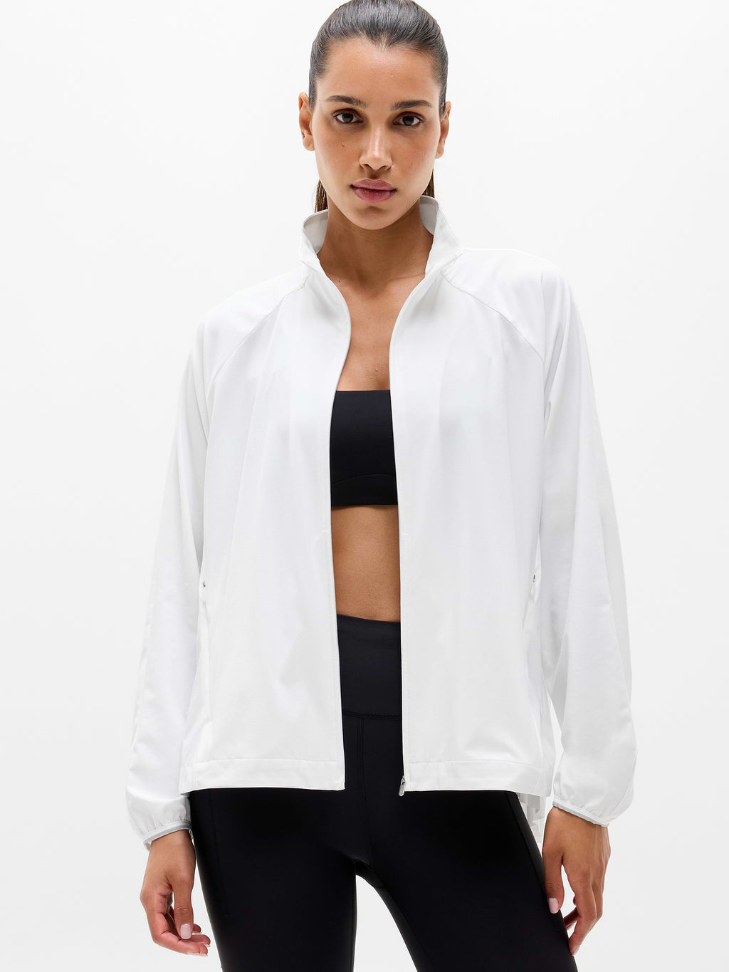 Featherweight Plissé Jacket - Bright White