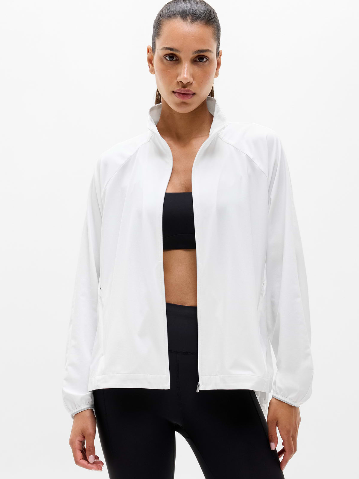 Featherweight Plissé Jacket - Bright White