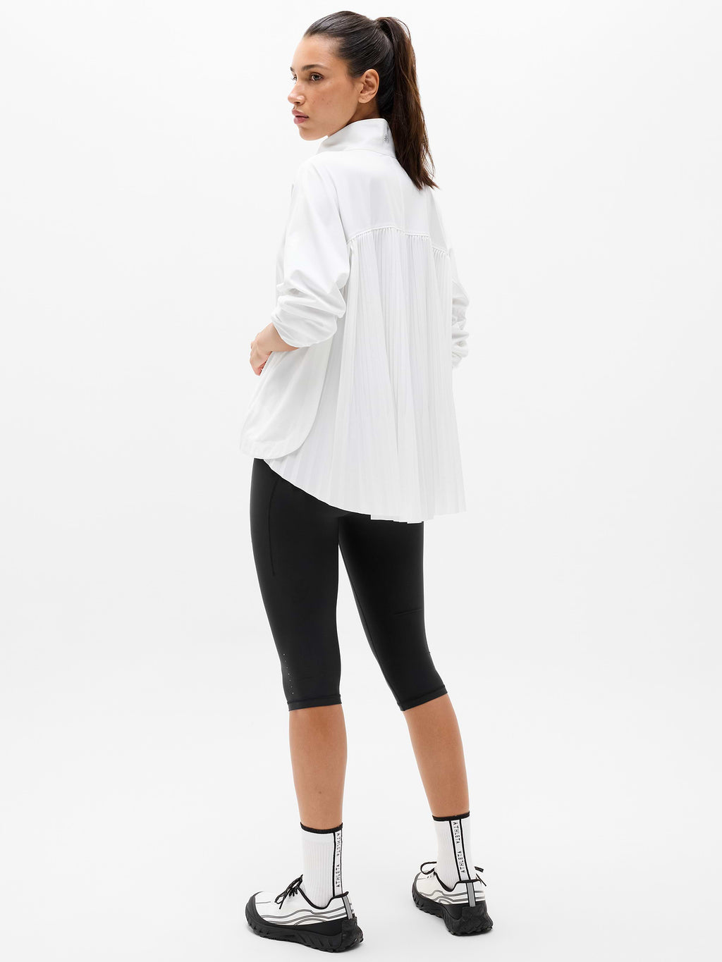Featherweight Plissé Jacket - Bright White