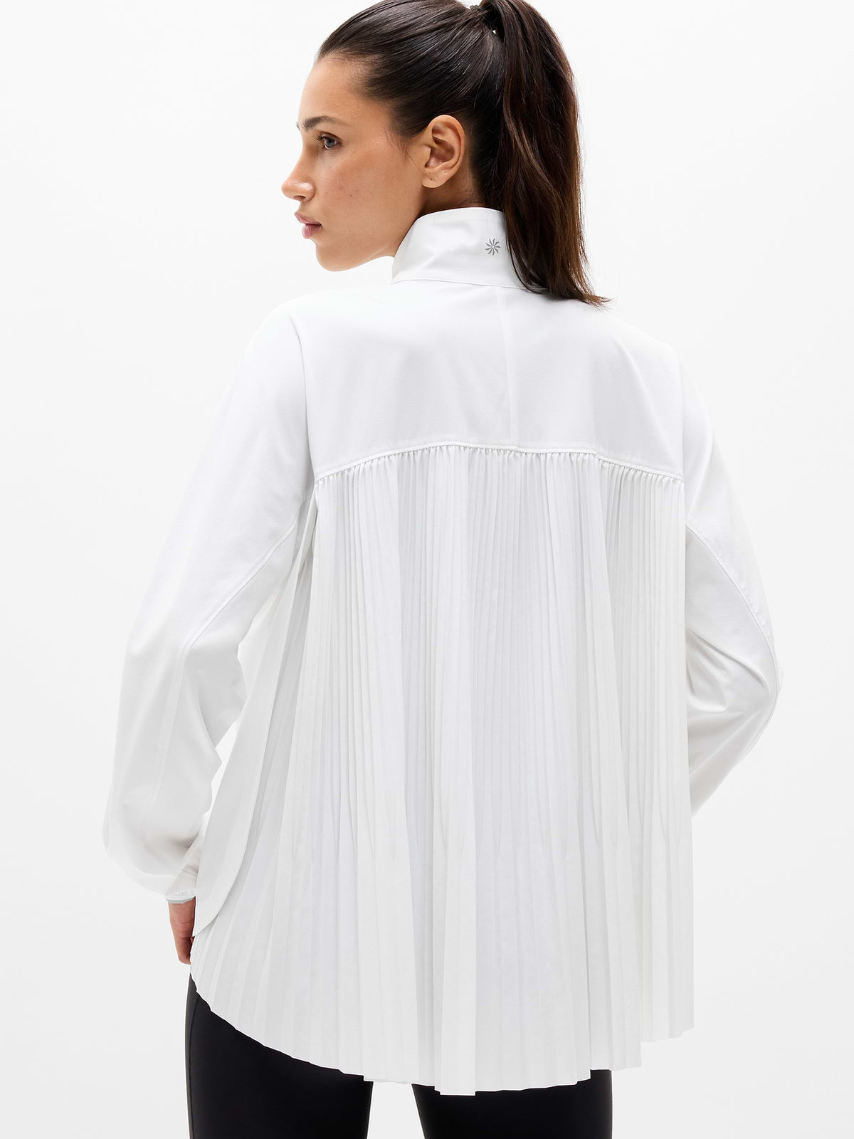 Featherweight Plissé Jacket - Bright White