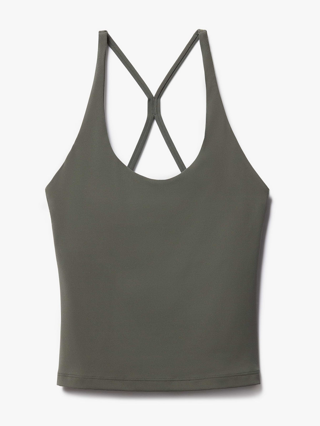 Transcend Crossback Built-In Bra Tank - Jungle