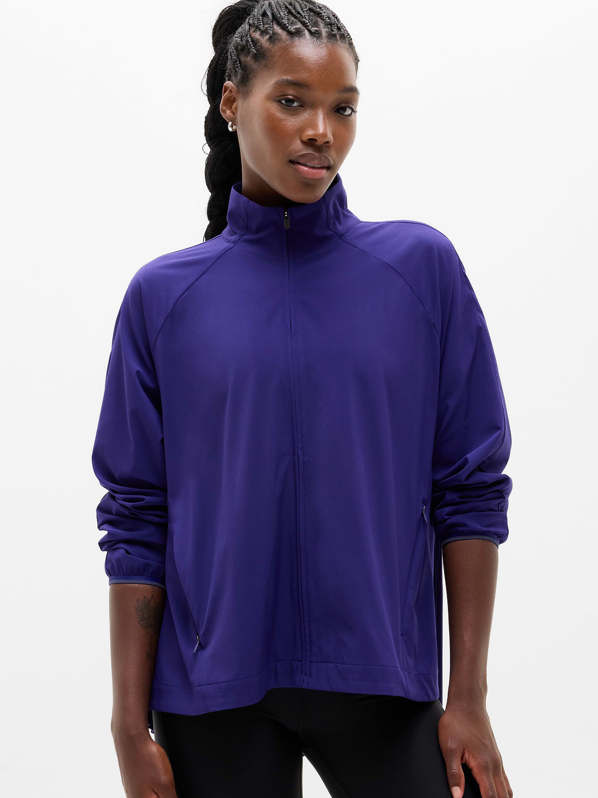 Featherweight Plissé Jacket - Mystic