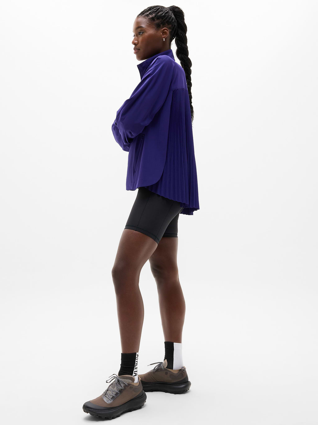 Featherweight Plissé Jacket - Mystic