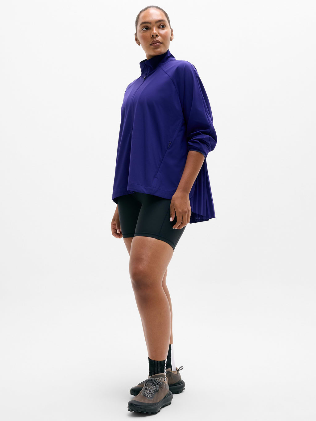 Featherweight Plissé Jacket - Mystic