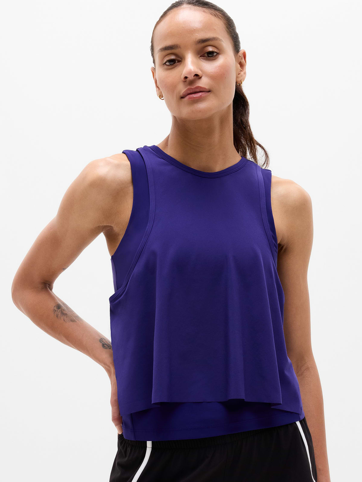 Endurance Built-In Bra Tank - Mystic
