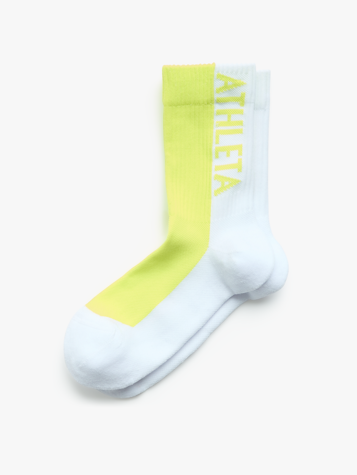 Athleta High Performance Crew Sock - Bright White/Flash