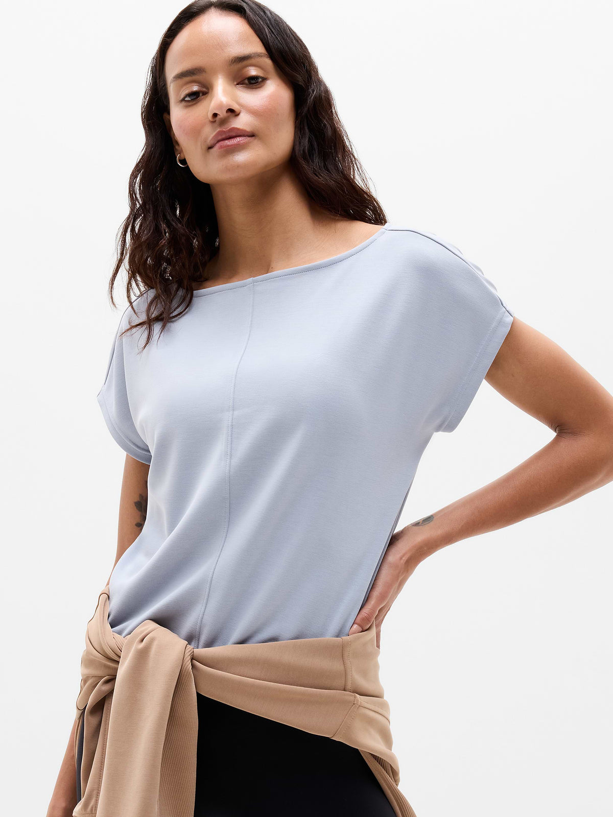 Seasoft Boat Neck Tee - Blue Star