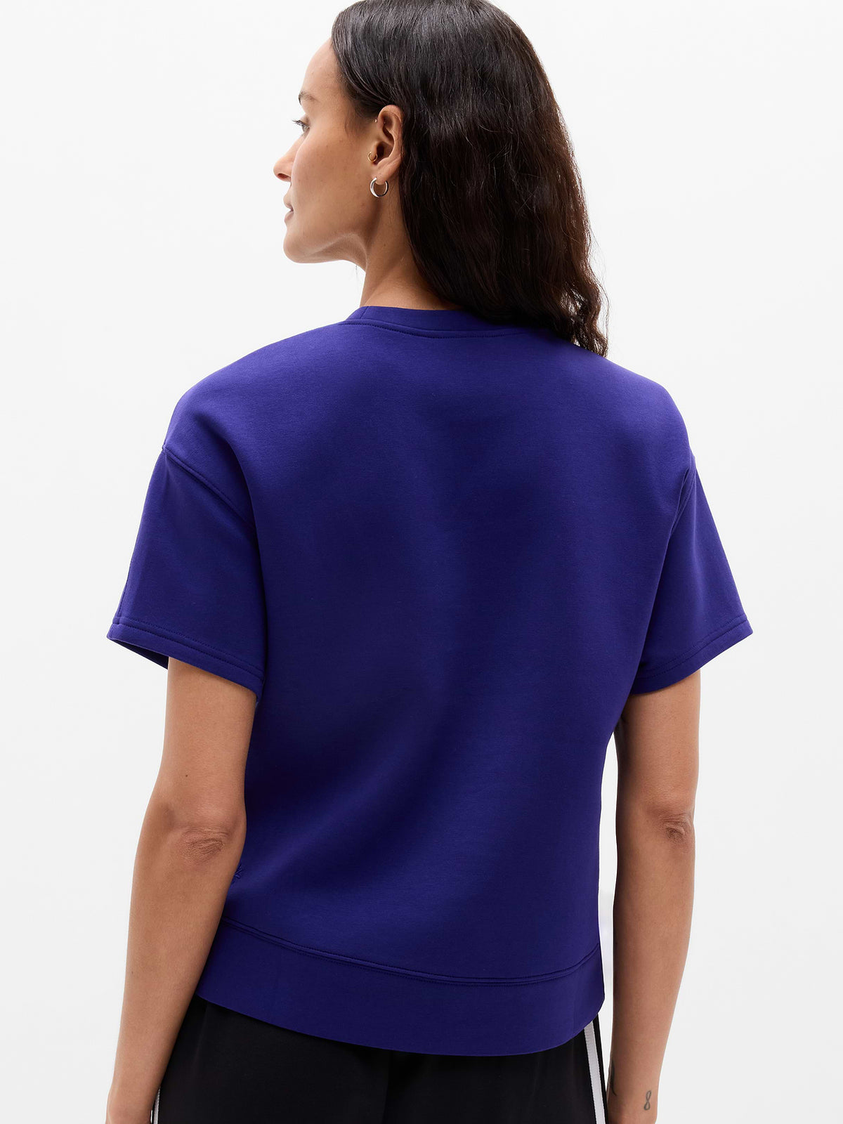 Form Knit Sweatshirt Tee - Mystic