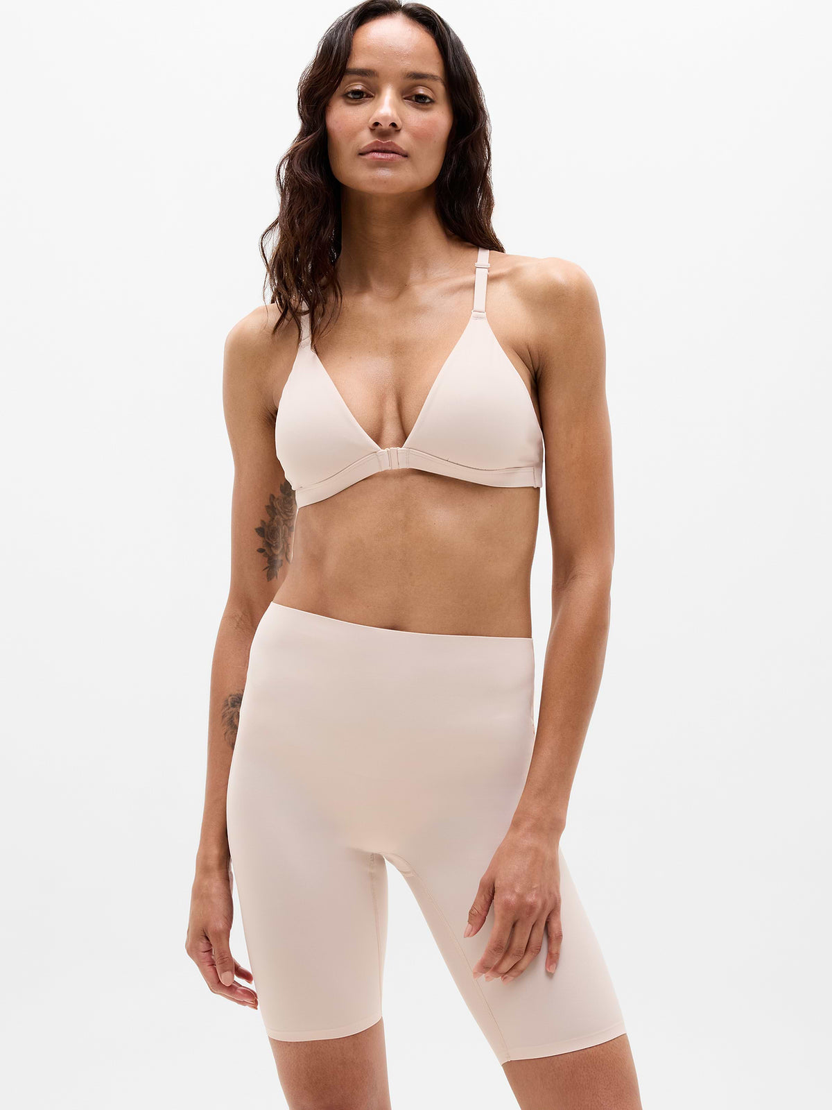 BodyMove Above The Knee Short - Sand Beige