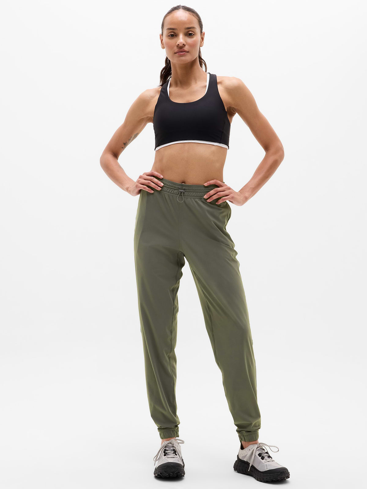 Crosstrain High Rise Jogger - Jungle