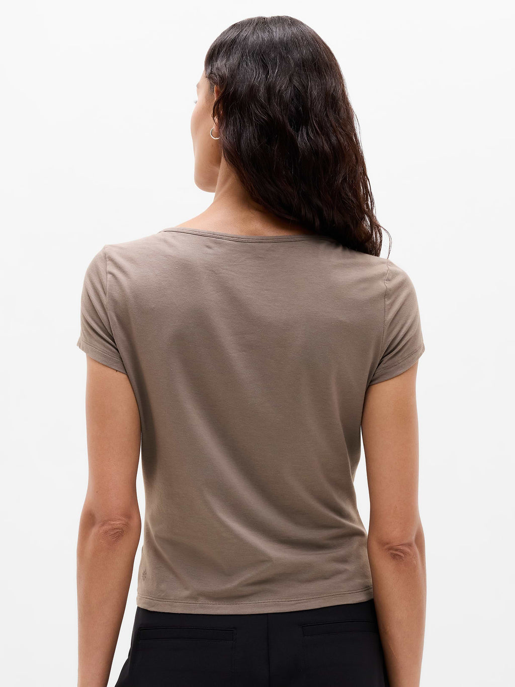Foundation Cap Sleeve Tee - Umber
