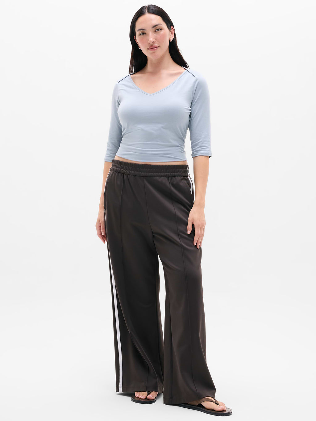 Foundation Midi Sleeve Tee - Blue Star