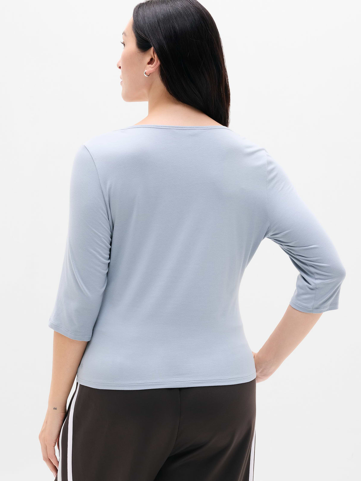 Foundation Midi Sleeve Tee - Blue Star