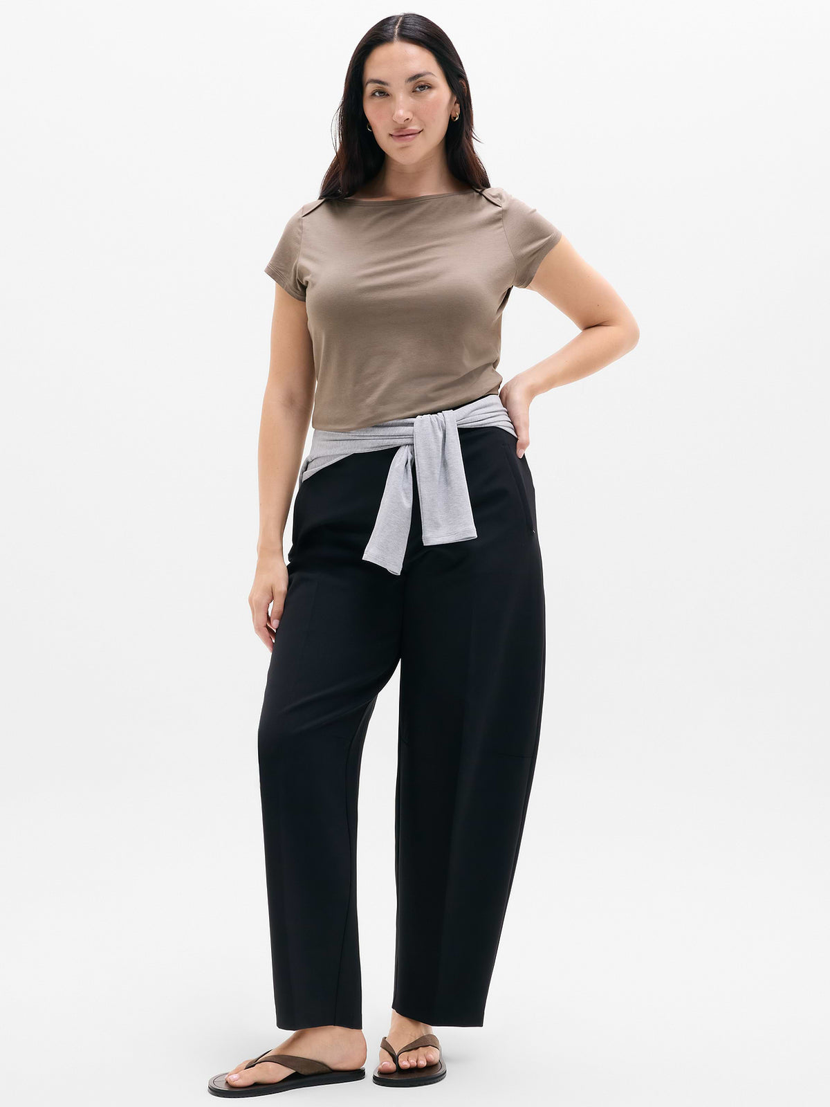 Foundation Cap Sleeve Tee - Umber