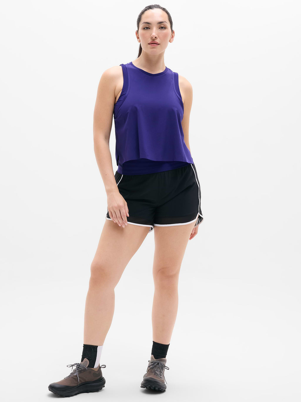 Endurance Built-In Bra Tank - Mystic