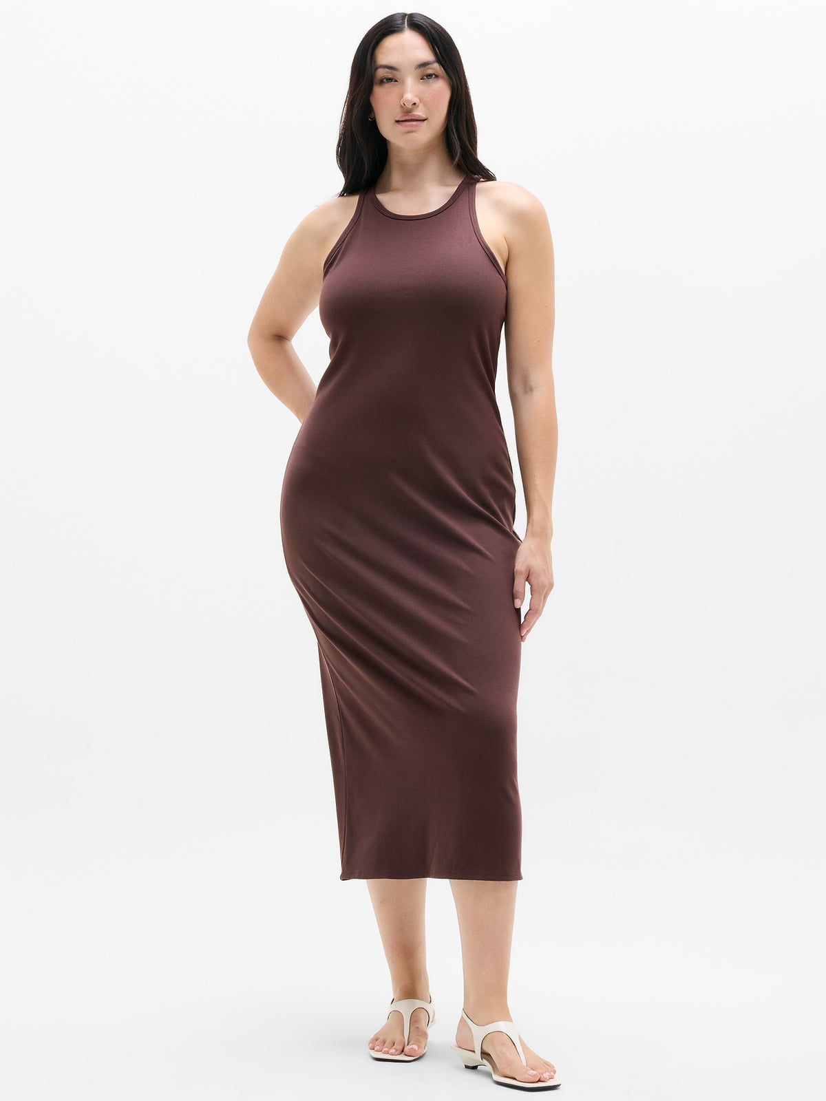Signature Rib Maxi Dress - Nocturnal