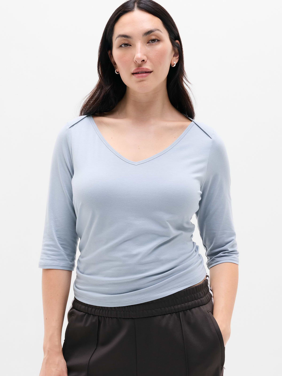 Foundation Midi Sleeve Tee - Blue Star
