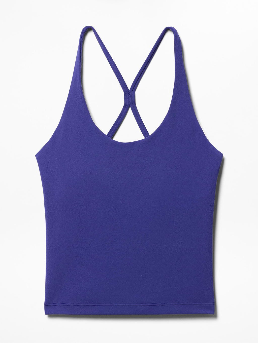 Transcend Crossback Built-In Bra Tank - Mystic