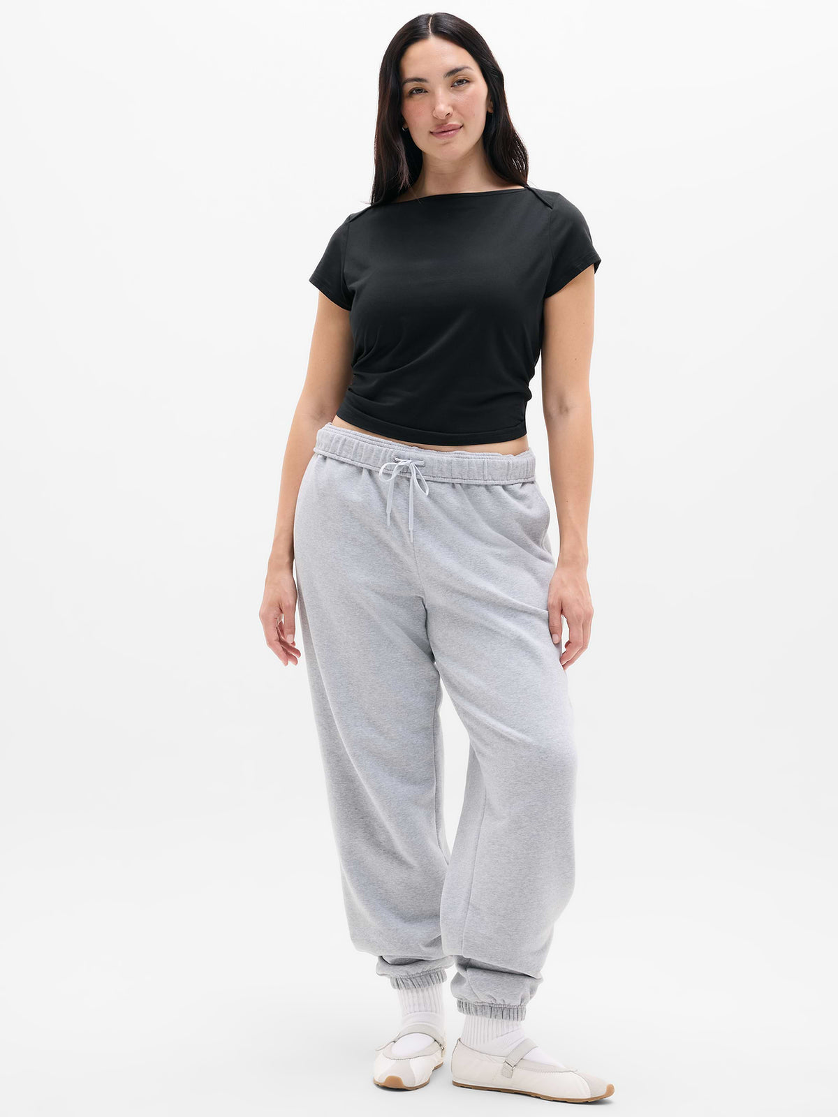 Foundation Cap Sleeve Tee - Black