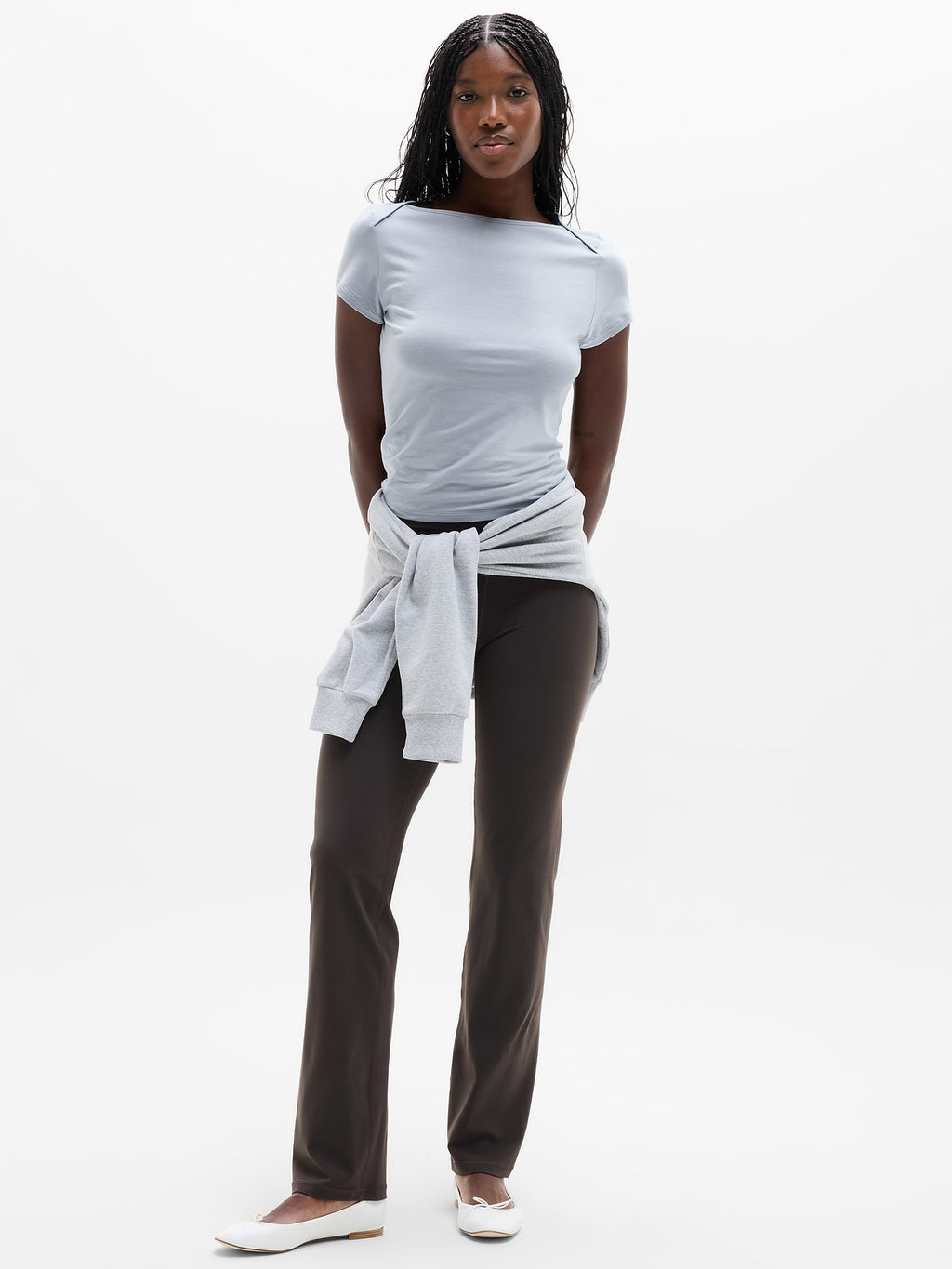 Foundation Cap Sleeve Tee - Blue Star
