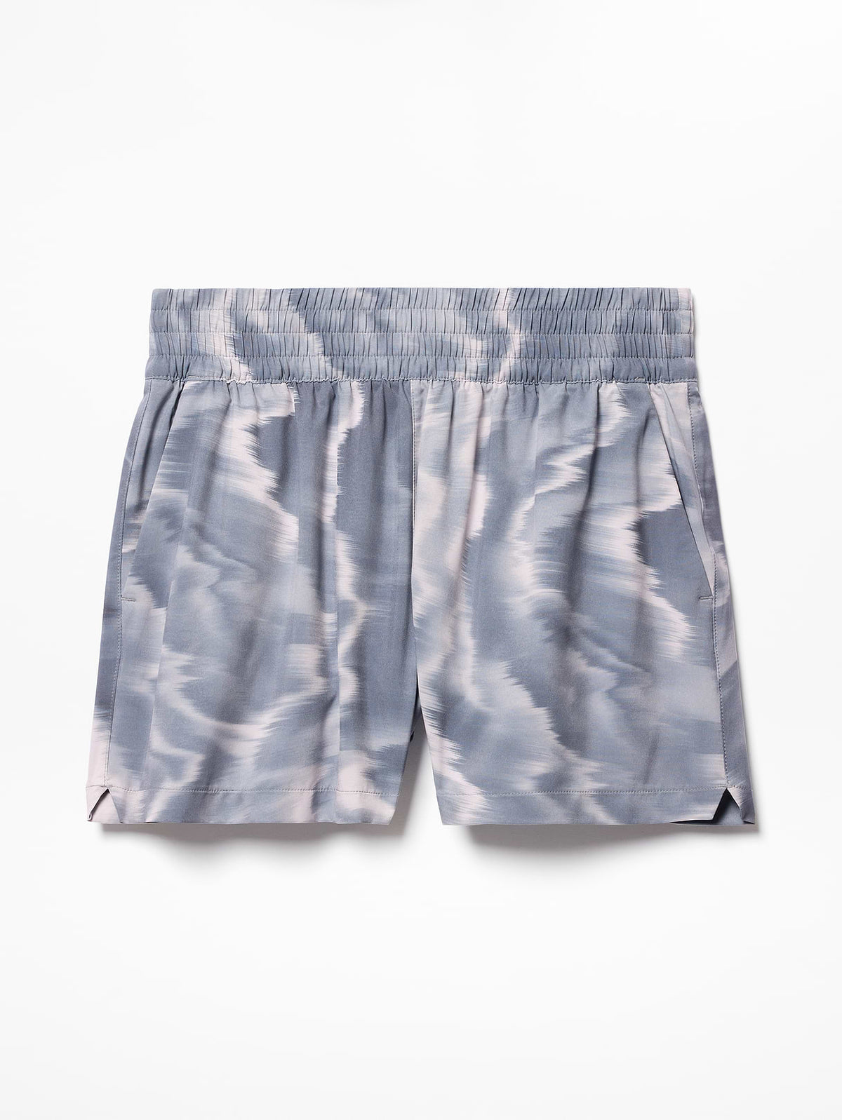 Weekender High Rise 3" Run Short - Motion Abstract Grey